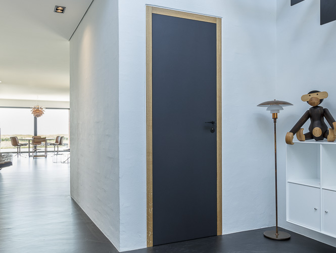 Linoleumsdør med egetræ