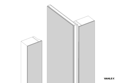 The panel door 3D tegning