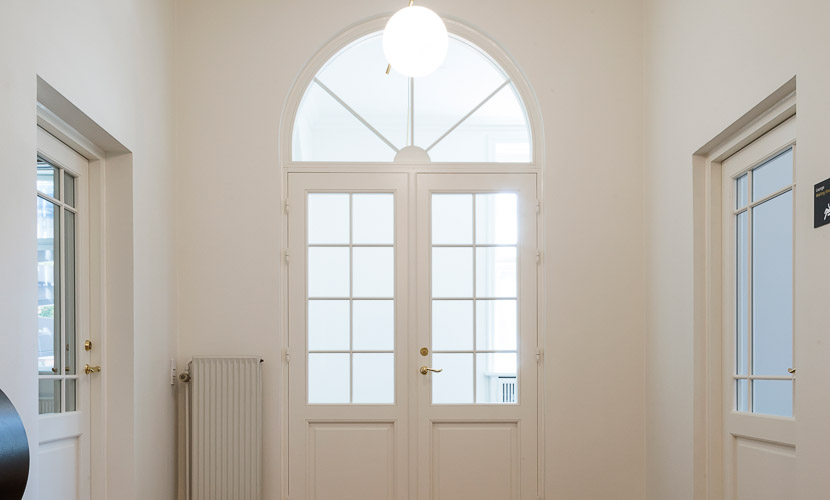 Kolding National Bank French doors