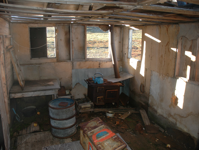 NANOK Nordøstgrønland Dødemandsbugten gammel hytte