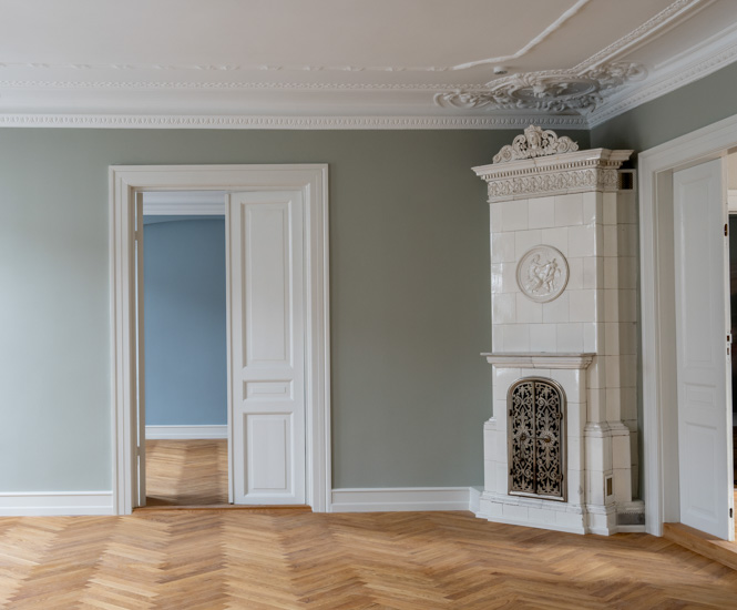 Fra rokokopalæ til moderne kontor